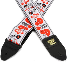 Ernie Ball P04689 Jacquard Guitar Strap, Red Bird Winter