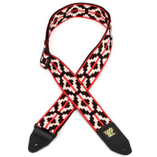 Ernie Ball P05322 Jacquard Guitar Strap, Ristra Red