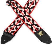 Ernie Ball P05322 Jacquard Guitar Strap, Ristra Red
