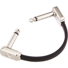 Ernie Ball P06225 Flat Ribbon Pedalboard Patch Cable, Right Angle to Right Angle, 3 inch