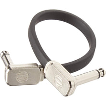 Ernie Ball P06226 Flat Ribbon Pedalboard Patch Cable, Right Angle to Right Angle, 6 inch