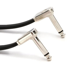 Ernie Ball P06227 Flat Ribbon Pedalboard Patch Cable, Right Angle to Right Angle, 12 inch