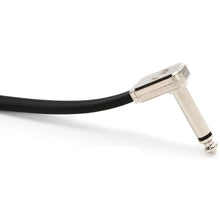 Ernie Ball P06227 Flat Ribbon Pedalboard Patch Cable, Right Angle to Right Angle, 12 inch