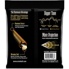 Ernie Ball P02568 Aluminum Bronze Acoustic Guitar Strings, Light, 11-52 Gauge