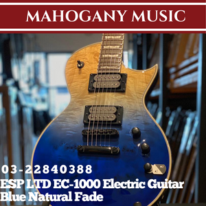 ESP LTD EC-1000 Electric Guitar Blue Natural Fade