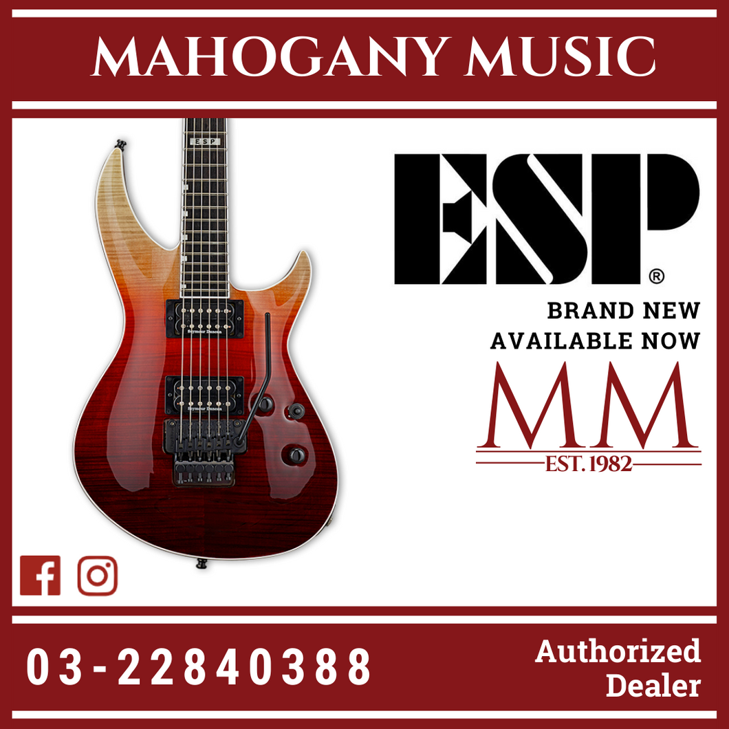 ESP E-II Horizon-III FR - Black Cherry Fade [Made in Japan]