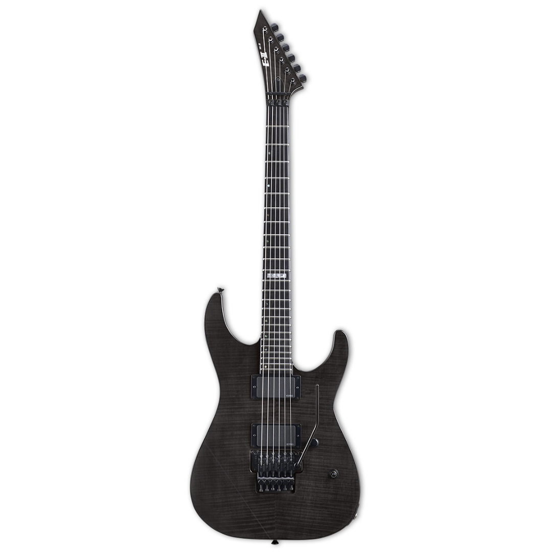 ESP E-II M-II - Flame Maple Top - See Thru Black [Made in Japan