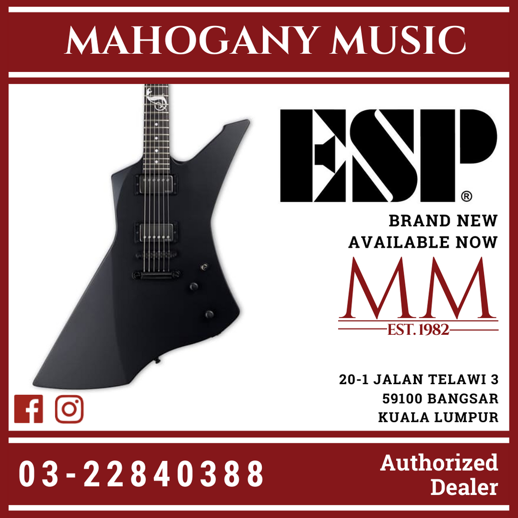 ESP James Hetfield Signature Snakebyte - Black Satin [Made in Japan] Electric Guitar