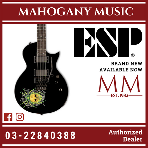 ESP LTD 30th Anniversary Kirk Hammett KH-3 Spider - Black with Spider Graphic