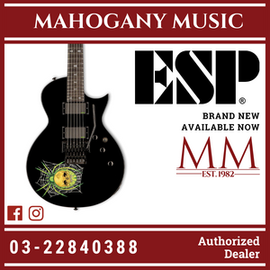 ESP LTD 30th Anniversary Kirk Hammett KH-3 Spider - Black with Spider Graphic