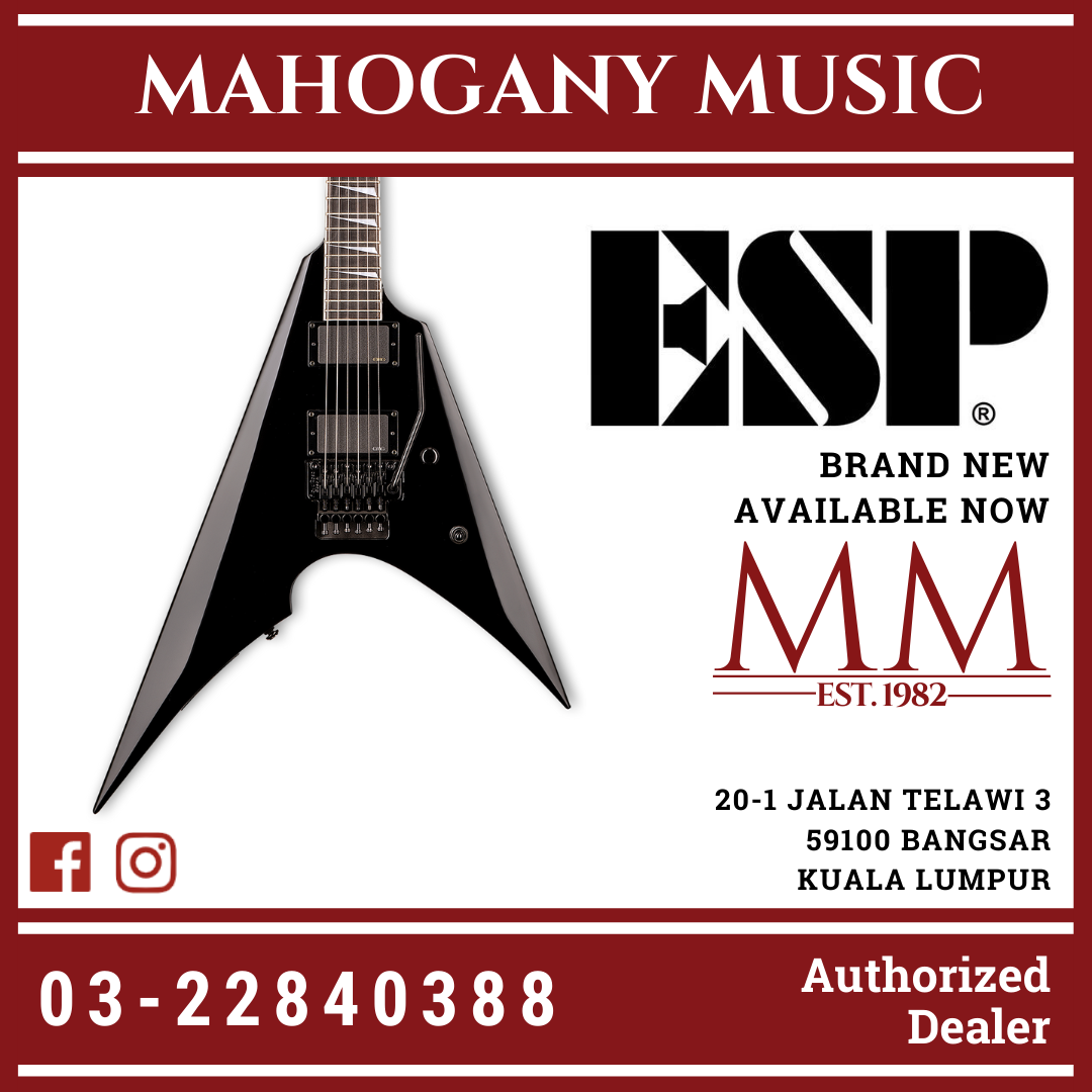 ESP LTD ARROW 401 Black Electric Guitar Mahogany Music