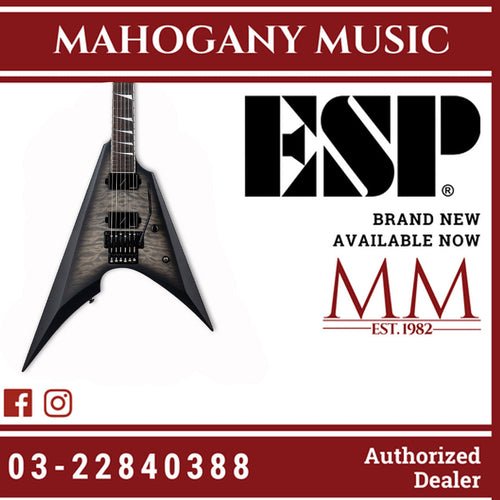 ESP LTD Arrow-1000 Electric Guitar - Charcoal Burst Satin