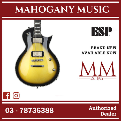 ESP LTD Bill Kelliher BK-600 Signature Electric Guitar - Vintage Silver Sunburst Satin