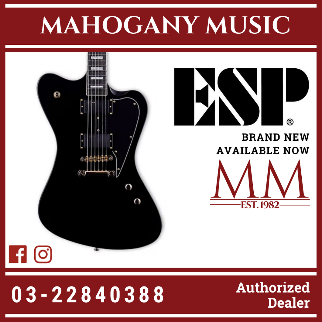 ESP LTD Bill Kelliher Sparrowhawk Electric Guitar - Black