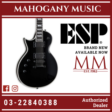ESP LTD EC-1000S Fluence Left-handed Electric Guitar - Black