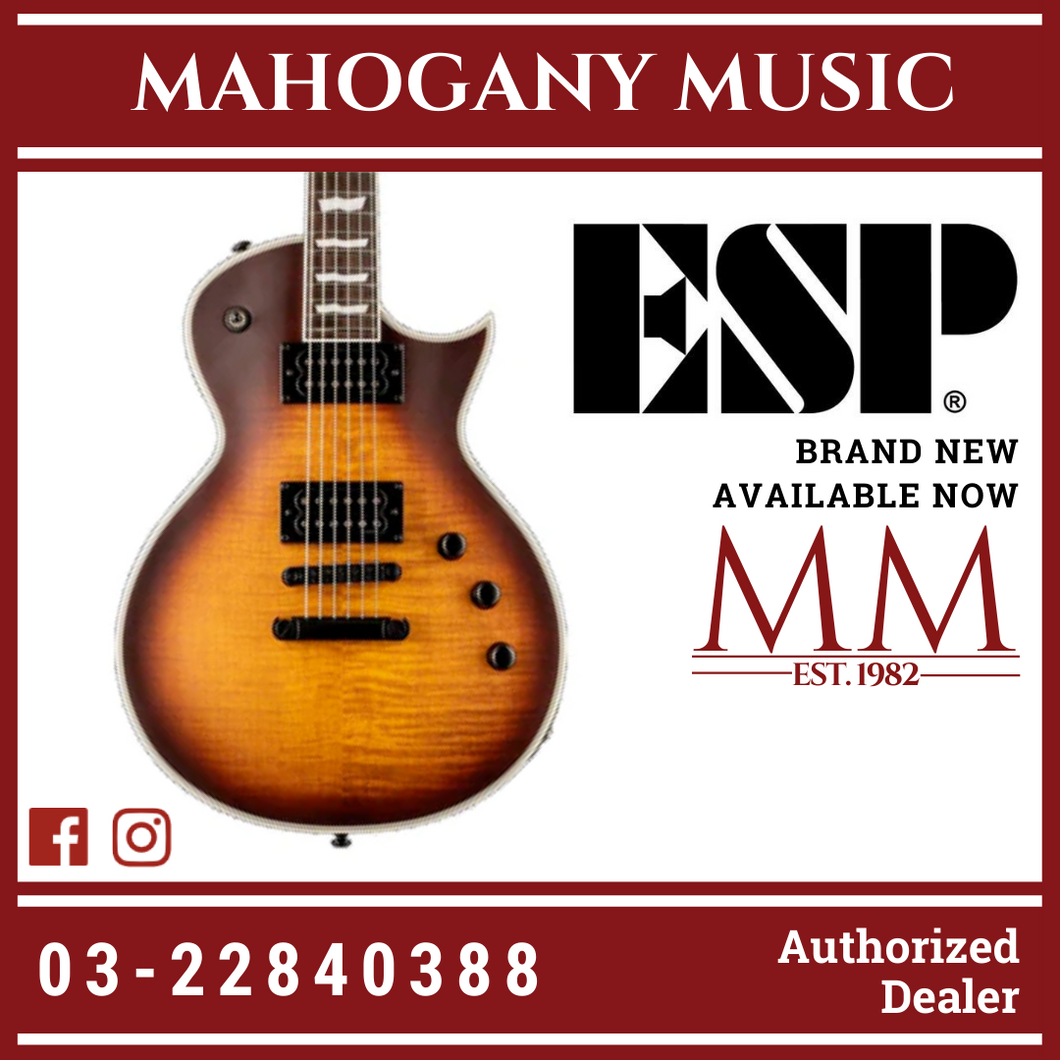 ec 1000t ctm tobacco sunburst satin The EC-1000T in is available now and features a mahogany body with a maple cap, multi-ply body/headstock binding on the body top and back, set-thru construction at 24.75 the T stands for traditional The FIRST 2021 ESP LTD