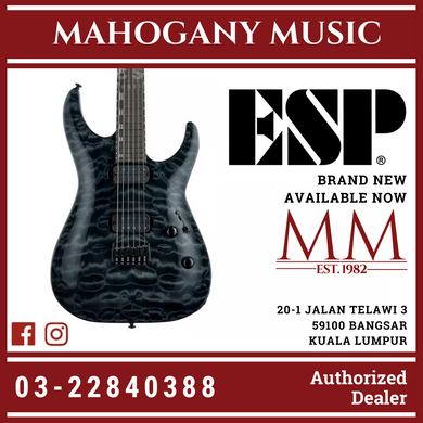 ESP LTD H-1001 QM - See Thru Black