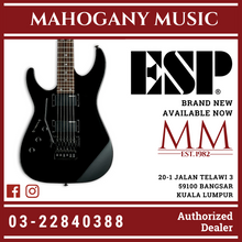 ESP LTD KH-202 Kirk Hammett Signature Left Handed Electric Guitar - Black Electric Guitar
