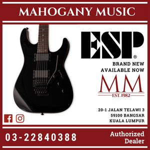 ESP LTD KH-602 Kirk Hammett Signature Electric Guitar with Hardcase - Black Electric Guitar