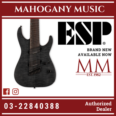 ESP LTD M-1008 Multi-Scale - See Thru Black Satin