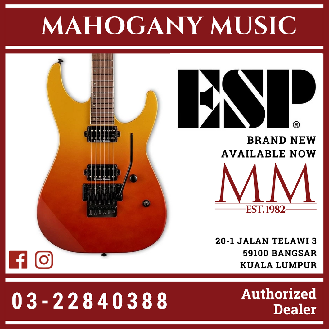 ESP LTD M-400 - Seymour Duncan & Floyd Rose - Solar Fade Metallic Electric Guitar