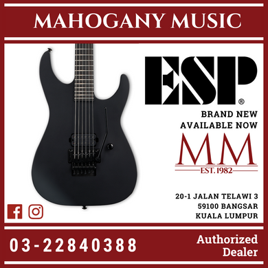 ESP LTD M-Black Metal - Black Satin