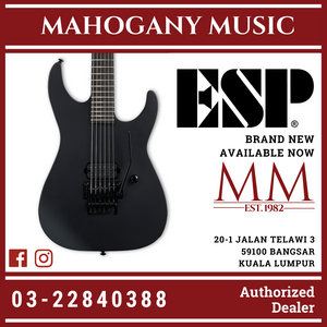 ESP LTD M-Black Metal - Seymour Duncan & Floyd Rose - Black Satin Electric Guitar