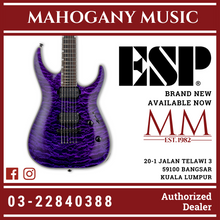 ESP LTD MH-1000NT - See Thru Purple Electric Guitar