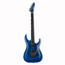 ESP LTD MH-1000 QM Electric Guitar - Black Ocean