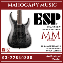 ESP LTD MH-1001NT - EMG Pickups - Quilted Maple Top - See Thru Black Electric Guitar