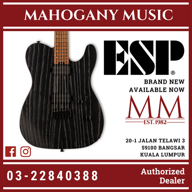 ESP LTD TE-1000 Electric Guitar - Black Blast