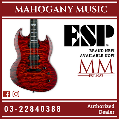ESP LTD Viper-1000 QM - Tiger Eye Sunburst