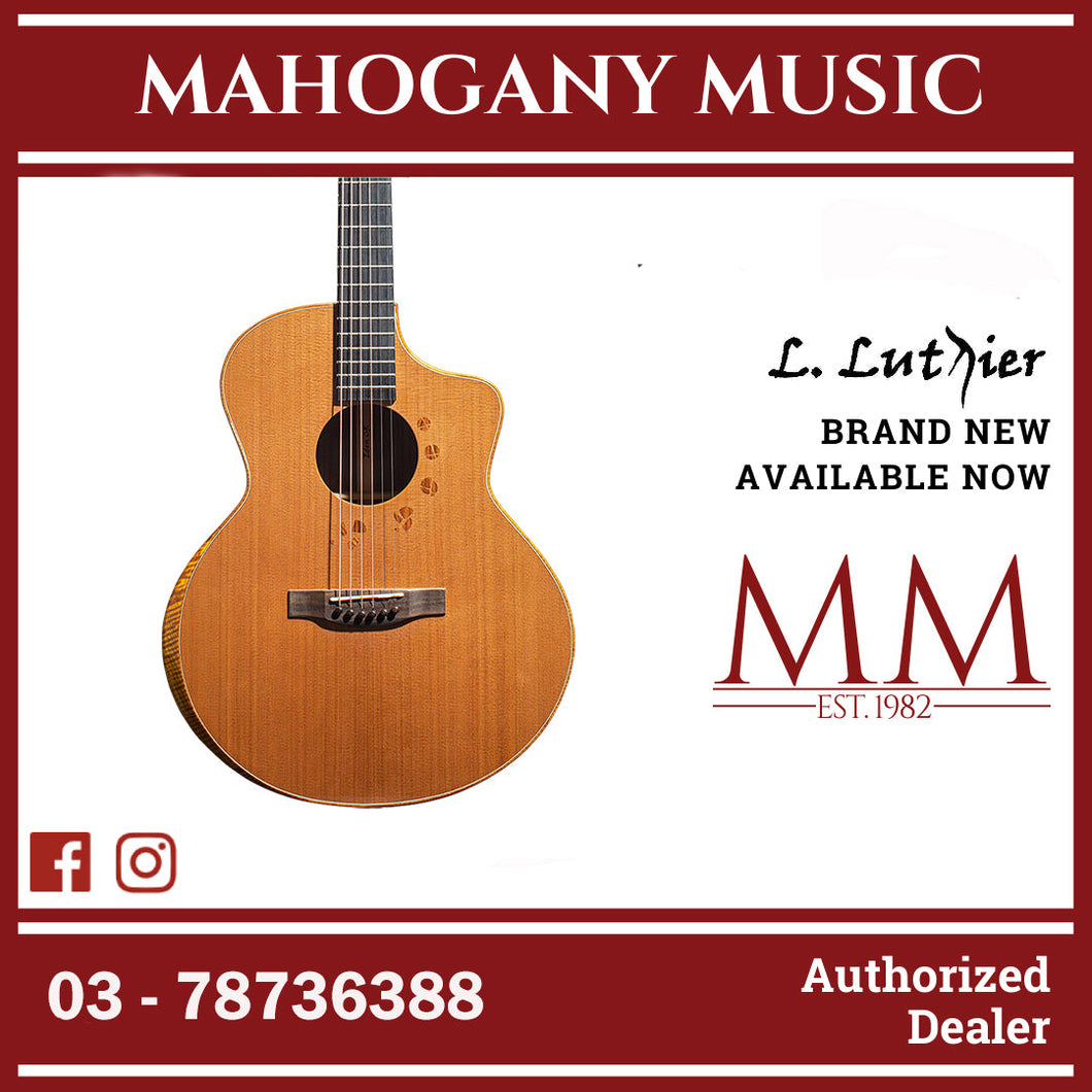 L.Luthier Eden C dt Double Top Cedar Acoustic Guitar