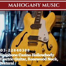 Epiphone Casino Hollowbody Electric Guitar, Rosewood Neck, Natural