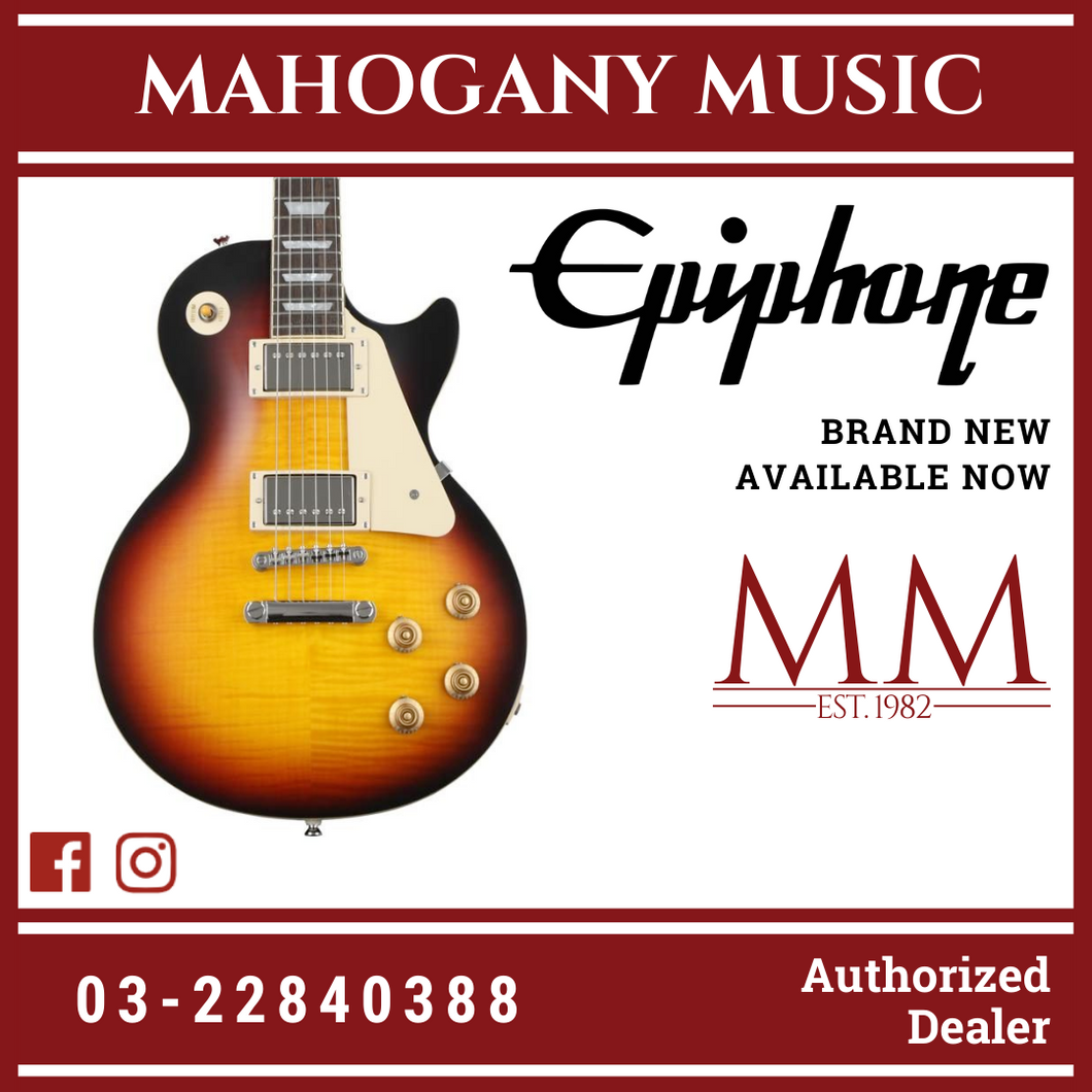Epiphone 1959 Les Paul Standard Outfit Electric Guitar, Aged Honey Burst Gloss