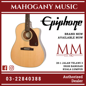 Epiphone AJ-210CE Outfit Acoustic Guitar w/Case, Natural