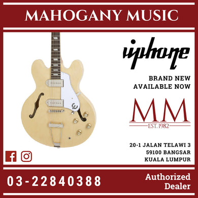 Epiphone Casino Archtop Hollowbody Electric Guitar - Natural