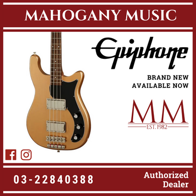 Epiphone Embassy Bass Guitar - Smoked Almond Metallic