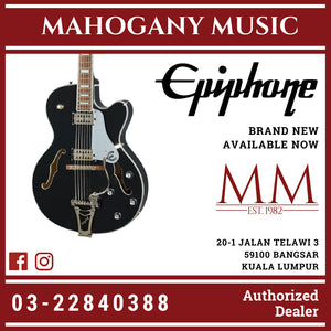Epiphone Emperor Swingster Hollowbody Electric Guitar - Black Aged Gloss