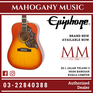 Epiphone Hummingbird Pro Acoustic/Electric Guitar, Rosewood Neck, Faded Cherry Burst