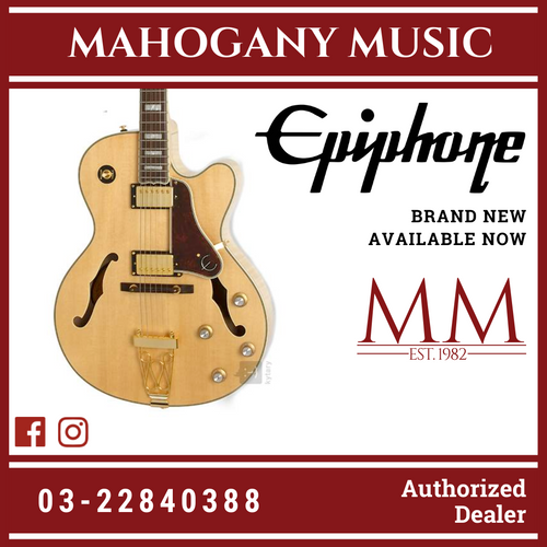 Epiphone Joe Pass Emperor-II Pro Electric Guitar, Natural