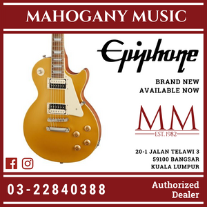Epiphone Les Paul Classic Worn Electric Guitar, Worn Metallic Gold