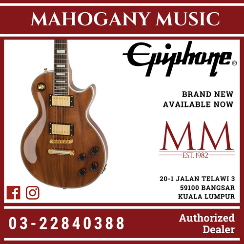 Epiphone Les Paul Custom Pro Koa Gloss Finish Electric Guitar
