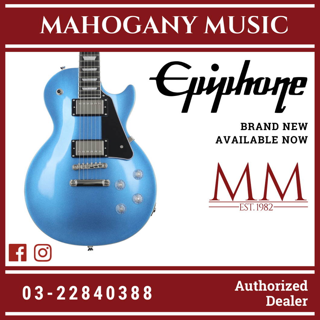 Epiphone Les Paul Modern Electric Guitar, Radio Blue Metallic