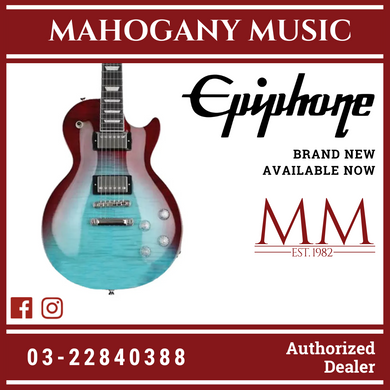 Epiphone Les Paul Modern Figured Electric Guitar - Blueberry Fade
