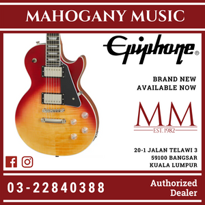 Epiphone Les Paul Modern Figured Electric Guitar, Orange Magma Fade