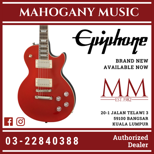 Epiphone Les Paul Muse Electric Guitar, Scarlet Red Metallic