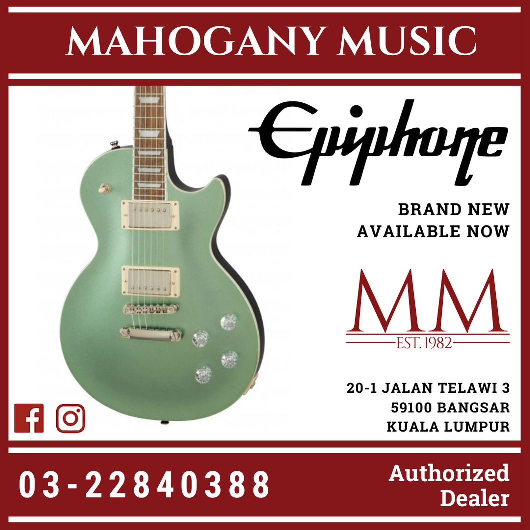 Epiphone Les Paul Muse Electric Guitar, Wanderlust Green Metallic