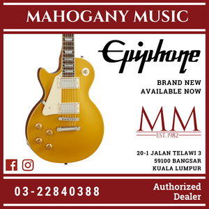 Epiphone Les Paul Standard 50s Left-Handed Electric Guitar, Metallic Gold