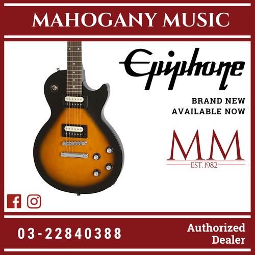 Epiphone Les Paul Studio LT Electric Guitar, Vintage Sunburst